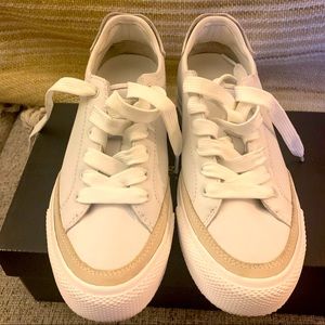 Rag & Bone Army Low-Top White Sneakers - size 36/6